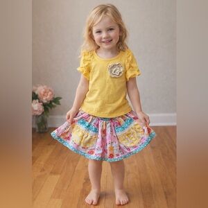 Jelly the Pug Sweet Peep Collection Top and Skirt